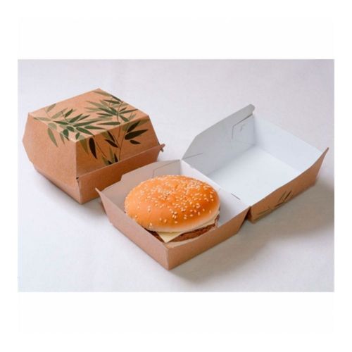 Коробка Feel Green для бургера, 14*14*8 см, 50 шт/уп