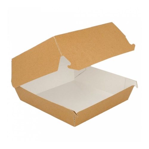 Коробка для бургера 15*14*6 см, натуральный 50 шт/уп