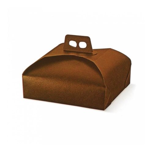 Коробка для кондитерских изделий, 29*29*7 см, коричневая