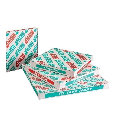 Коробка для пиццы белая, 33*33*3,5 см