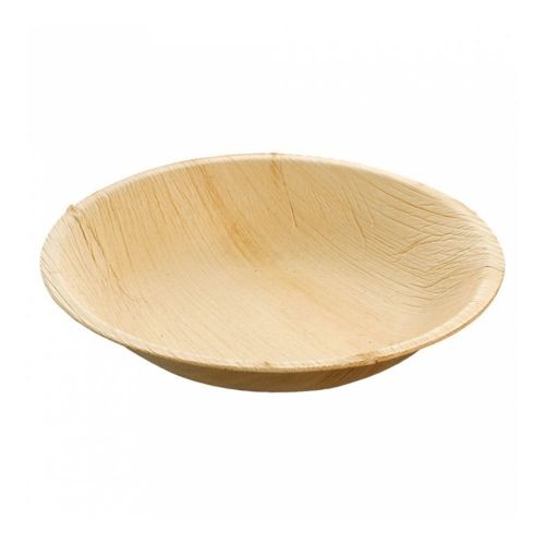 Тарелка круглая из пальмовых листьев 12,5*2 см, 25 шт