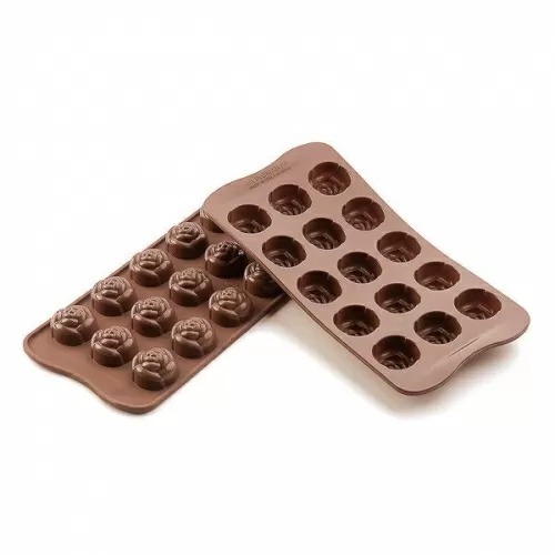 Форма силиконовая для конфет Silikomart ROSE, 2,8*1,8 см