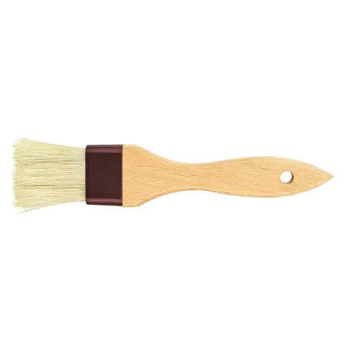 Кисть кондитерская с натуральной щетиной с деревянной ручкой 21 см, ширина 4 см, P.L. Proff Cuisine
