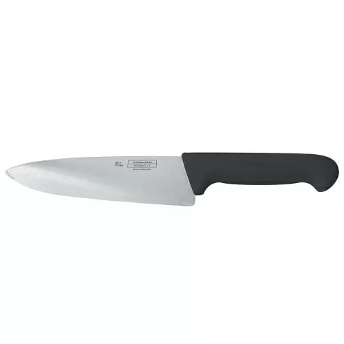 Шеф-нож PRO-Line 20 см, черная пластиковая ручка, P.L. Proff Cuisine