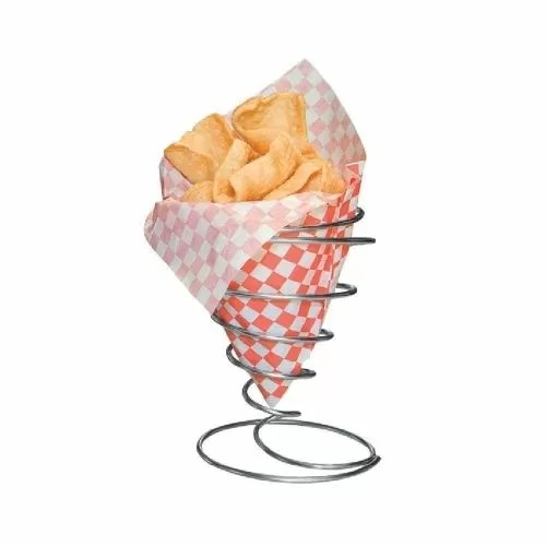 Конус для картофеля фри, 13*23 см спираль