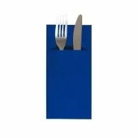 Конверт-салфетка для столовых приборов Airlaid синий 40*40 см, 50 шт, Garcia de Pou