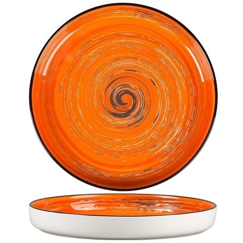 Тарелка с бортом Texture Orange Circular 23 см