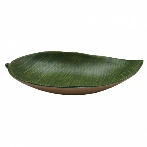 Блюдо поднос меламиновый 31.5*19*5см P.L. Green Banana Leaf