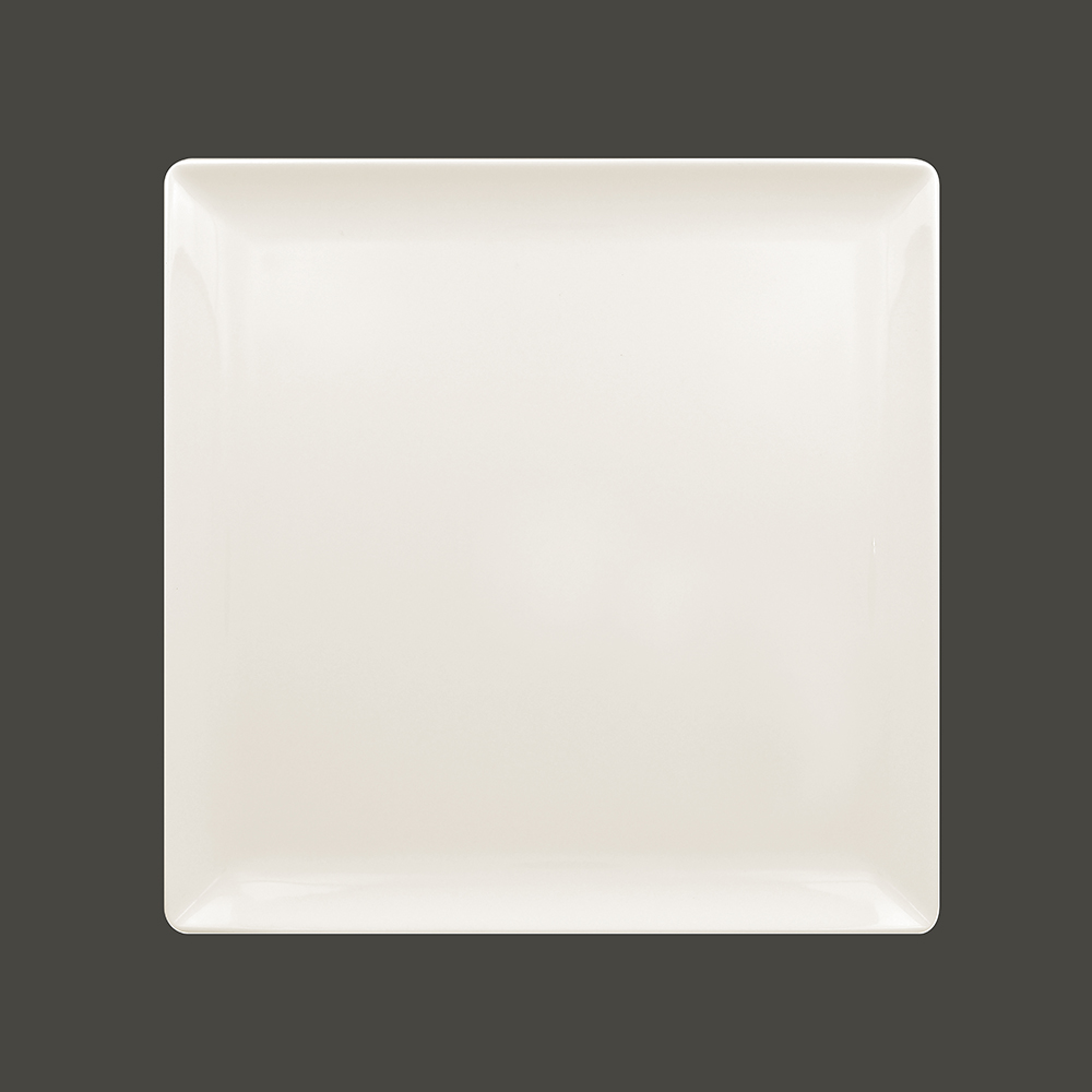 Тарелка квадратная 30x30 см., плоская, фарфор